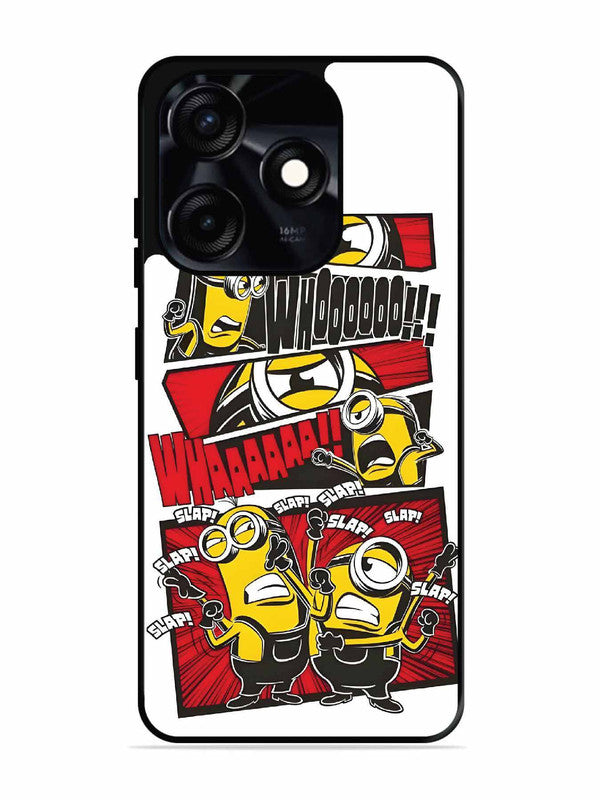 Tecno Spark 10C Minions Comic Panel Action