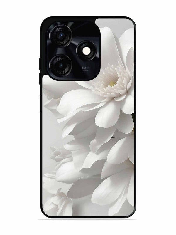 Tecno Spark 10C Soft Focus Purity white Flower