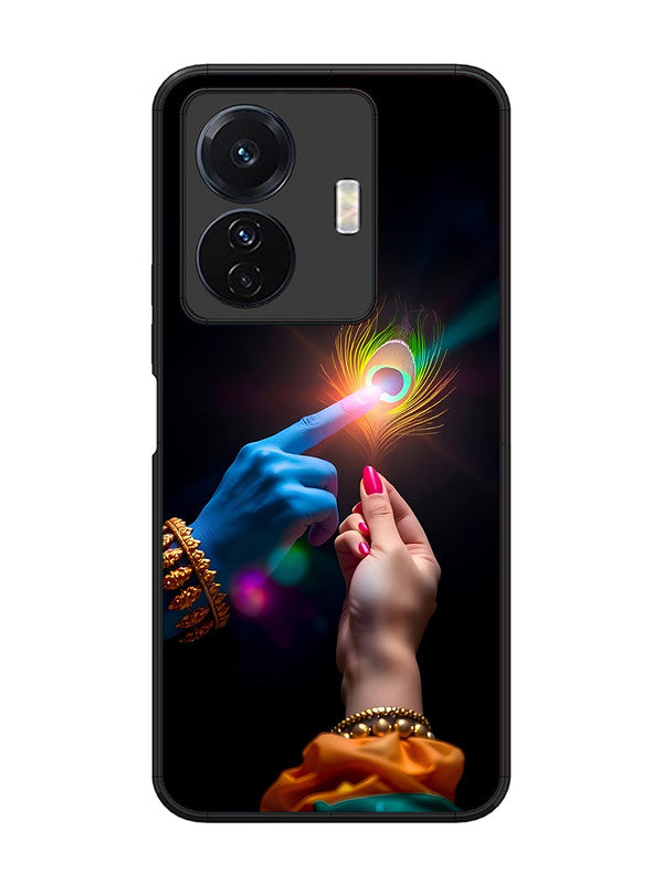 Vivo T1 Pro | 2D Metal | Radha Krishna touching feather | VI-T1P-454