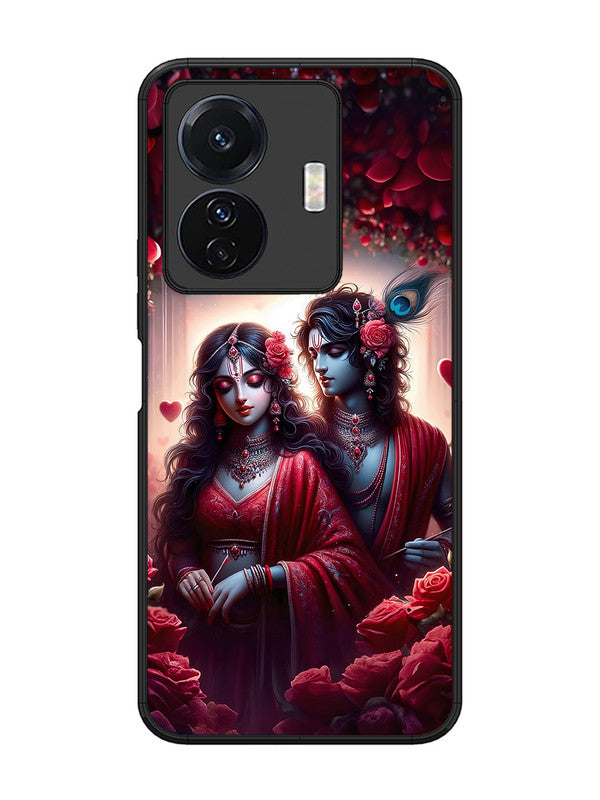 Vivo T1 Pro | 2D Metal | Couples in Red theme like Radha Krishna | VI-T1P-458