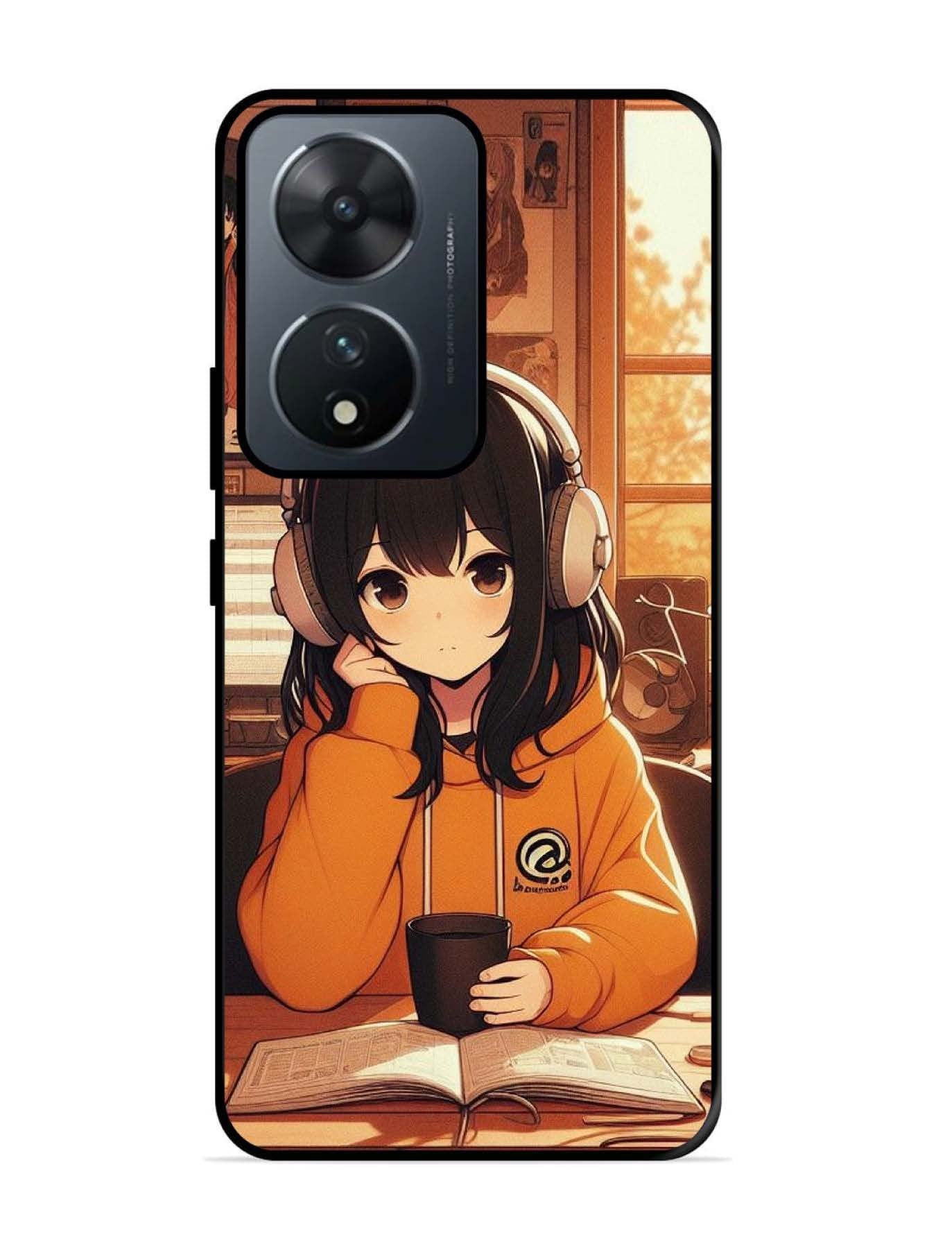 Vivo T2 5G Cute Girl listening Music