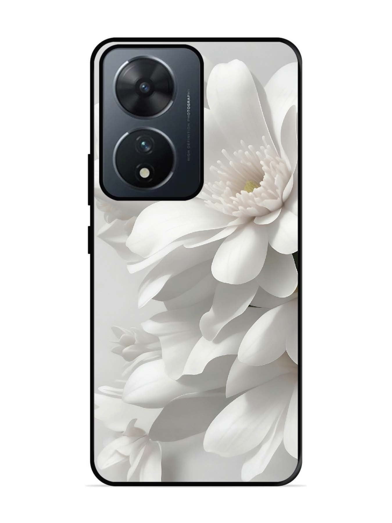 Vivo T2 5G Soft Focus Purity white Flower