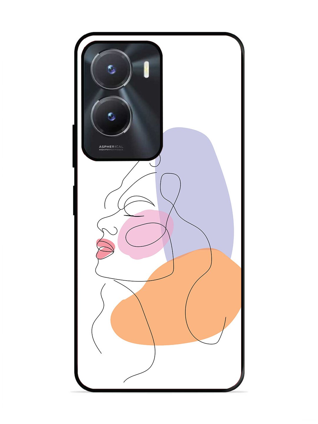 Vivo T2x 5g Line Art Girl Face
