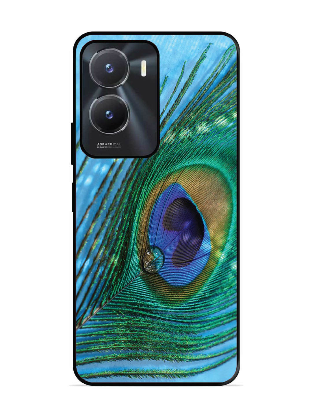vivo y56 5g A drop on Peacock Feather