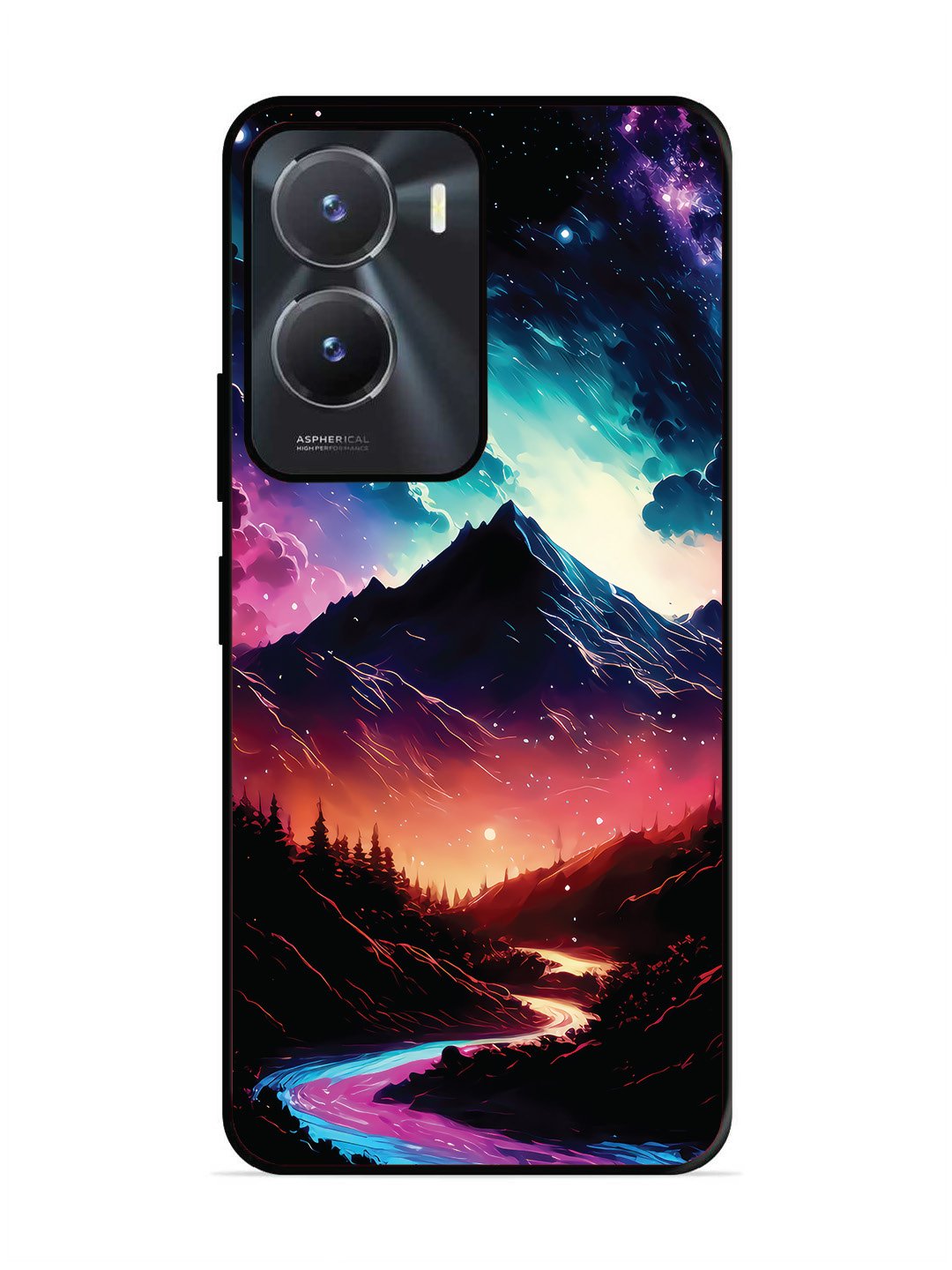 vivo y56 5g mountain-valley-Colorful-cloud-at-night