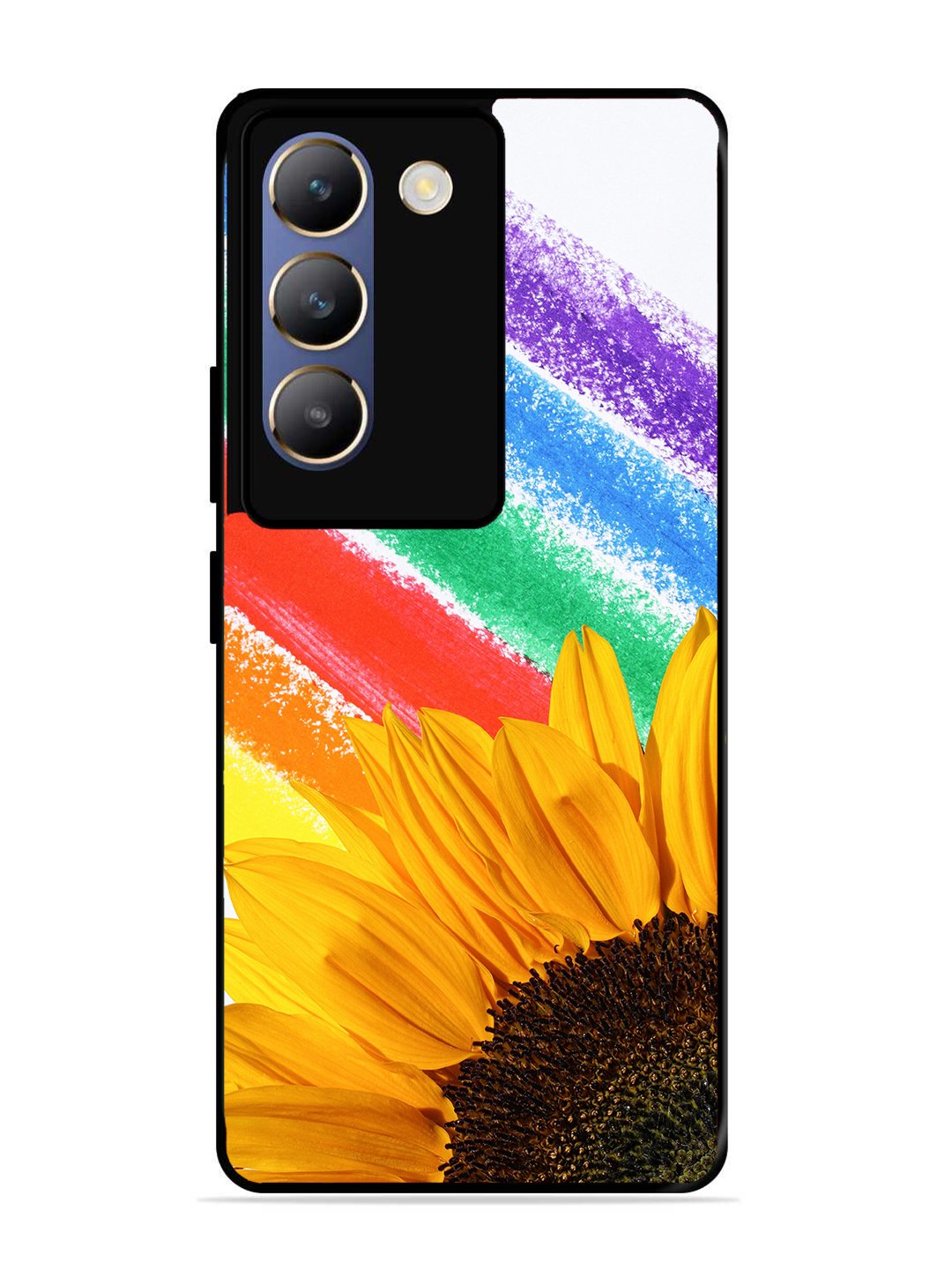Vivo T3 5G Sunflower on Colourful Lines