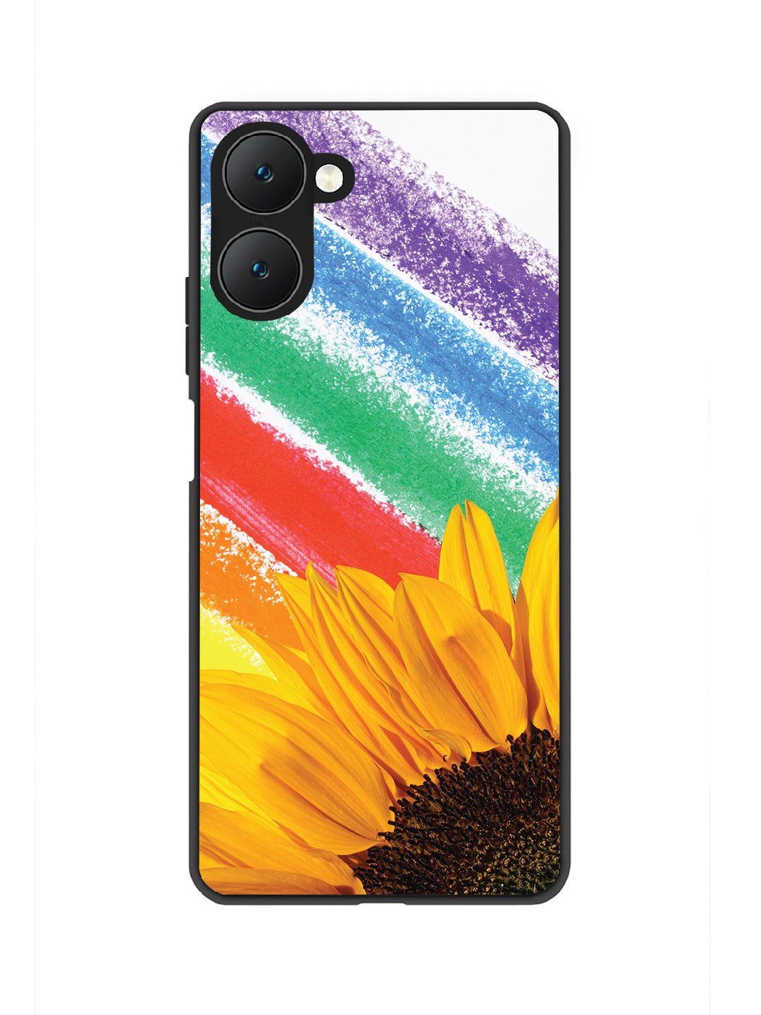 vivo T3 Lite 5G Sunflower on Colourful Lines