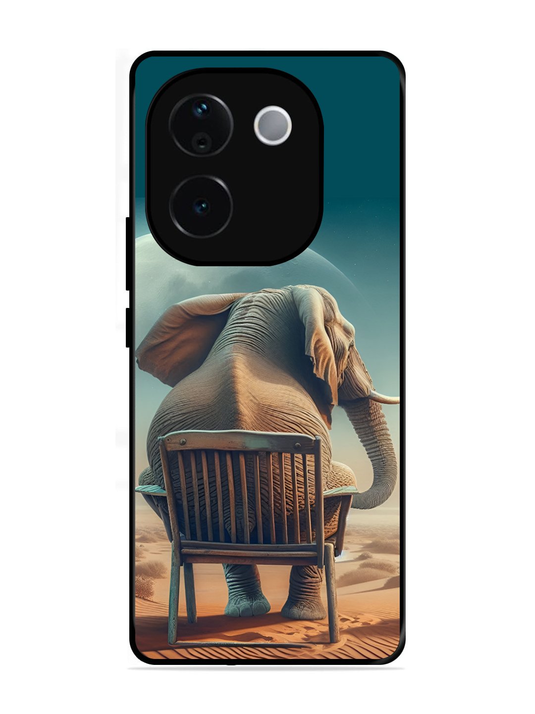 vivo T3 Pro 5G Baby Elephant om chair