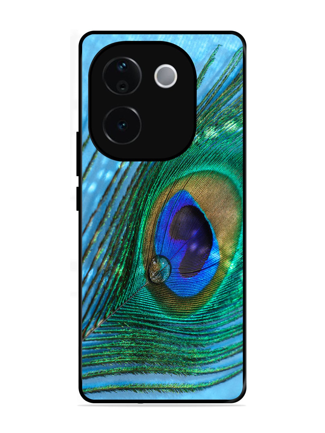 vivo T3 Pro 5G A drop on Peacock Feather
