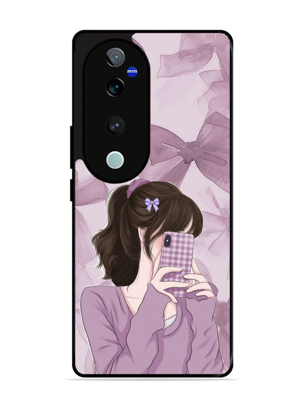 Vivo T3 Ultra Pinky Girl taking selfie