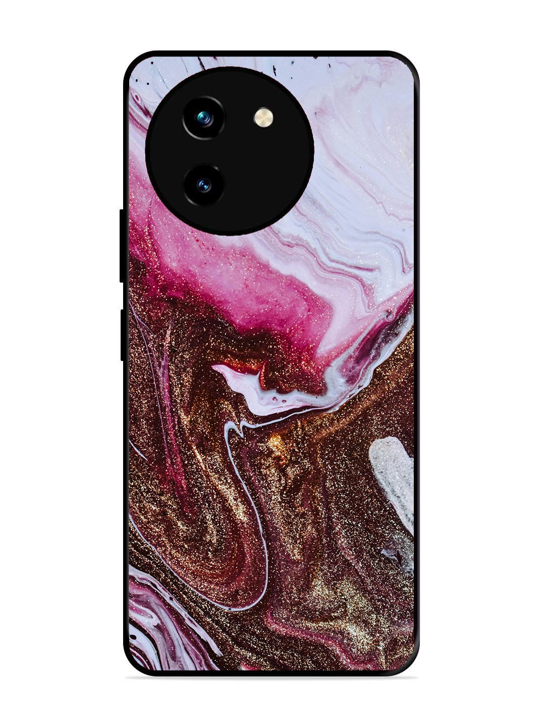 Vivo T3x 5G Elegant Rose & Gold Marble