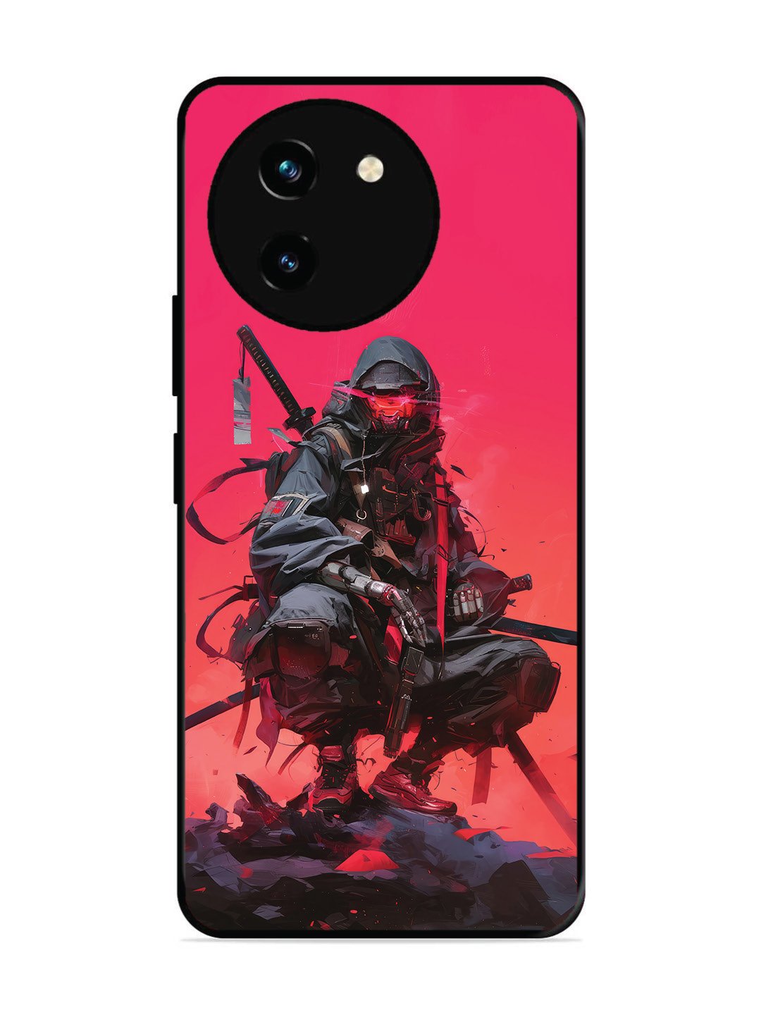 Vivo T3x 5G Cyberpunk Ninja Katana