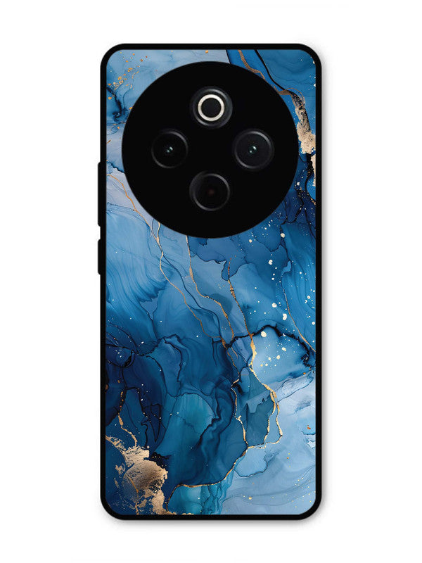 Vivo T4 5G Oceanic Pattern with Golden Sprinkles