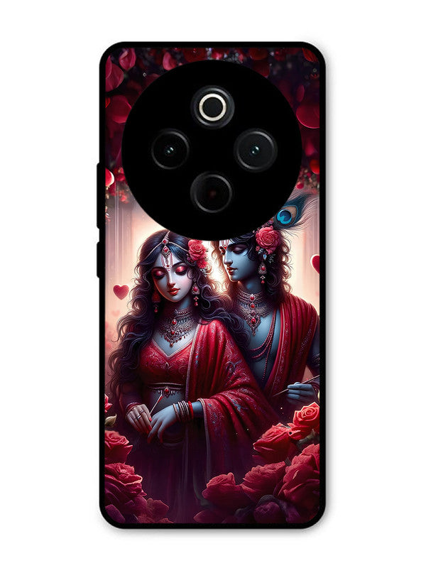 Vivo T4 5G Couples in Red theme like Radha Krishna