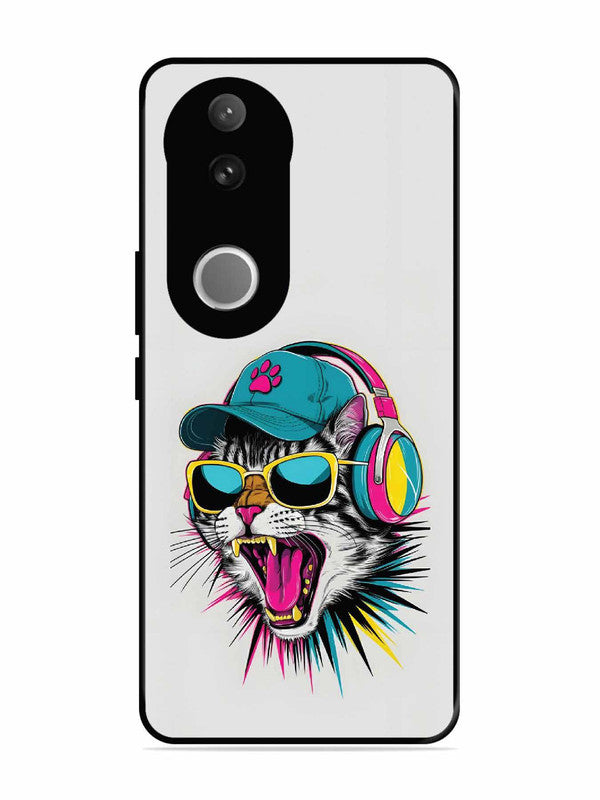 Vivo T4R Neon Pop Art DJ Cat Vibe