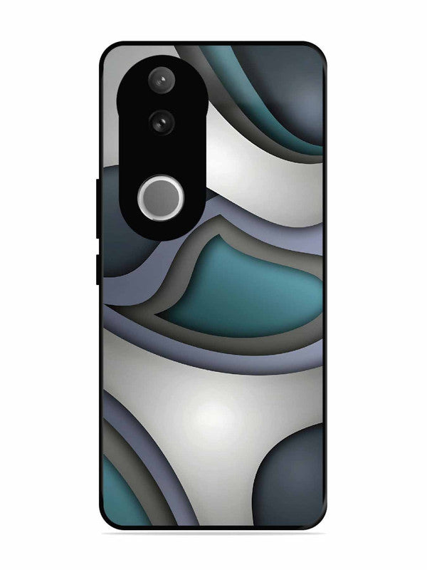 Vivo T4R Slate Blue Gradient Wave