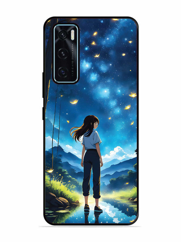 Vivo V20 SE Girl In Beautiful Forest