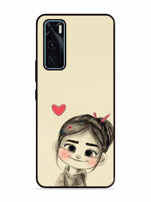 Vivo V20 SE Cute Girl Looking at You