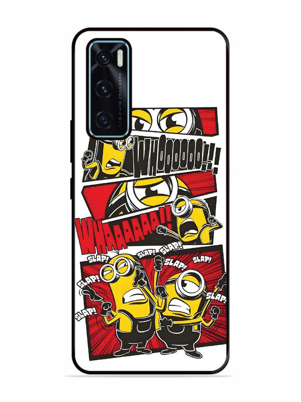 Vivo V20 SE Minions Comic Panel Action