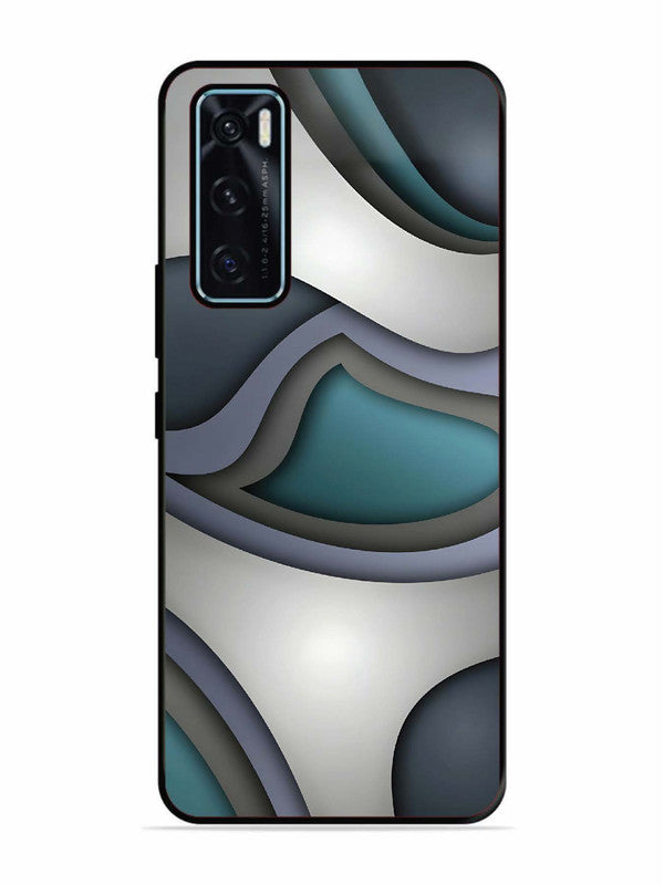 Vivo V20 SE Slate Blue Gradient Wave