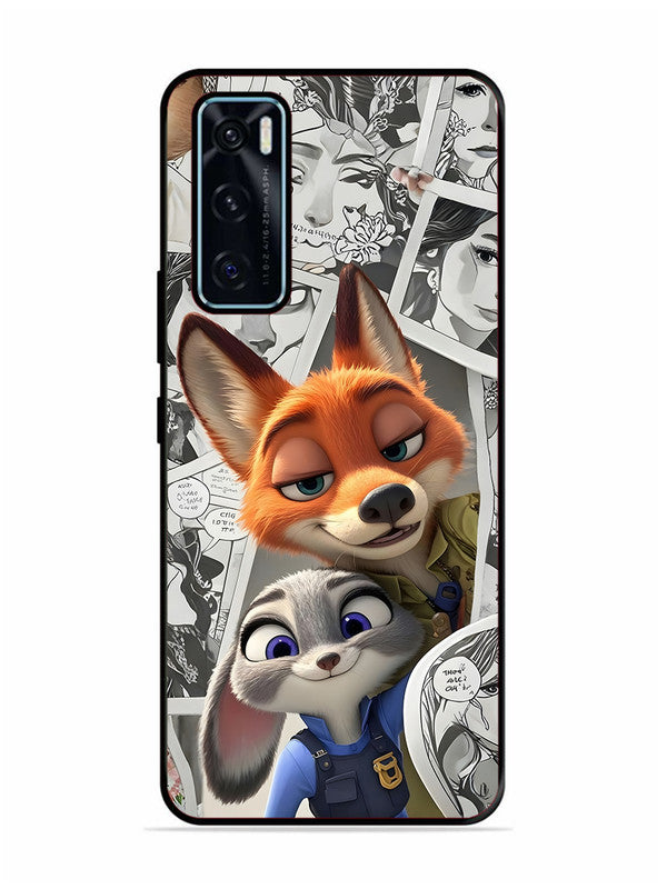 Vivo V20 SE Cute Nick wilde and judy hopps