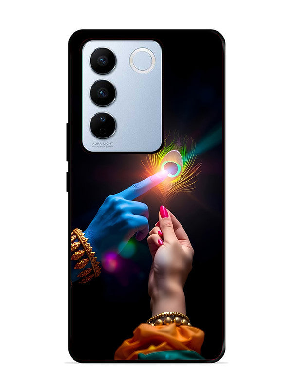 Vivo V27 5G Radha Krishna touching feather