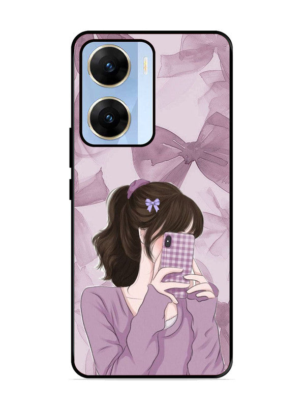 Vivo V29E 5G Pinky Girl taking selfie