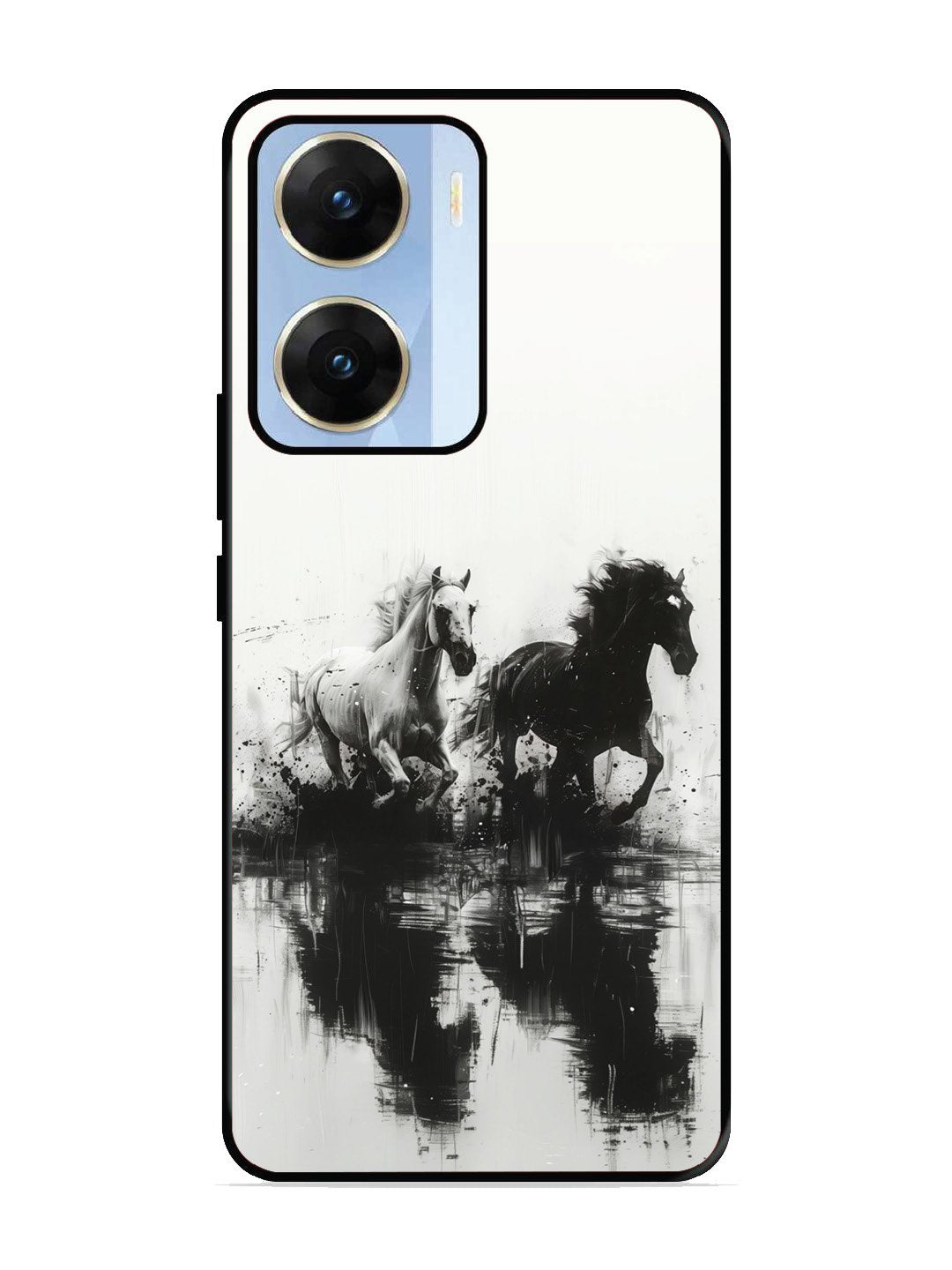 vivo v29e 5g Black & White Horse