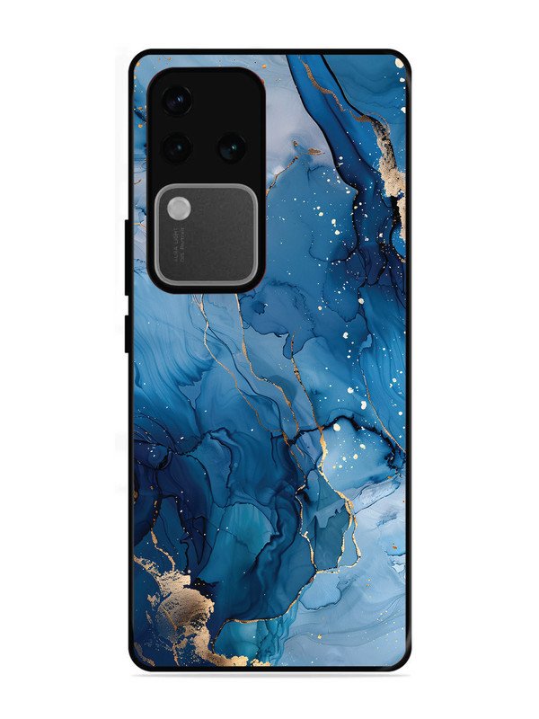 vivo v30 pro 5g Oceanic Pattern with Golden Sprinkles