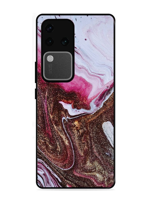 vivo v30 pro 5g Elegant Rose & Gold Marble