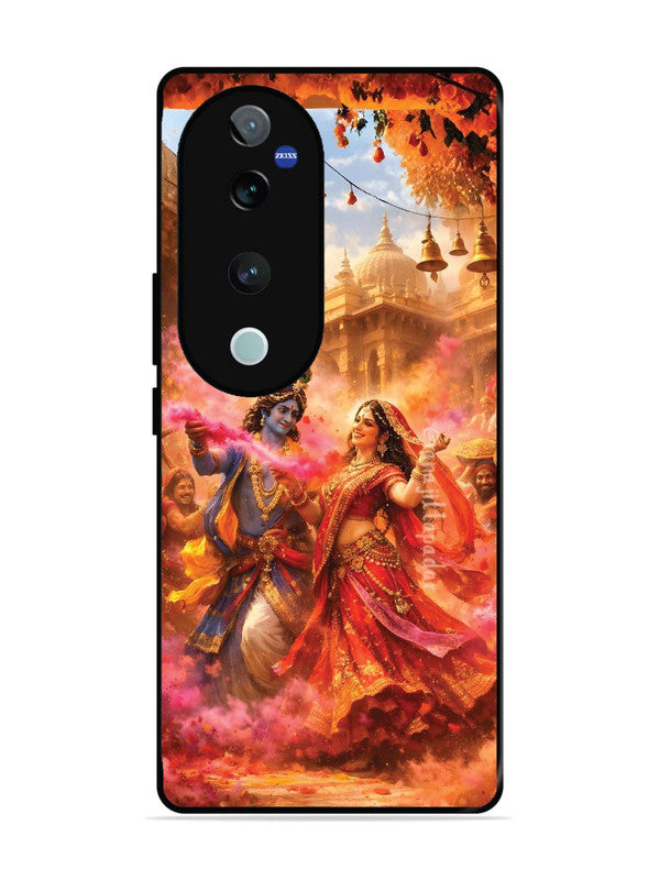 Vivo V40 Radha Krishna Playing Holi