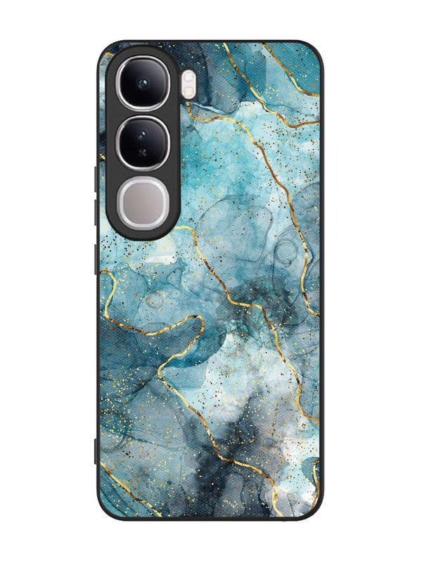Vivo V40 Lite | 2D Metal | Oceanic Golden Strip Marble | VI-V40L-091