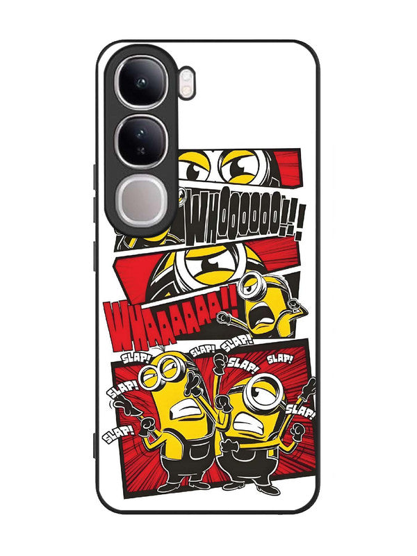 Vivo V40 Lite Minions Comic Panel Action