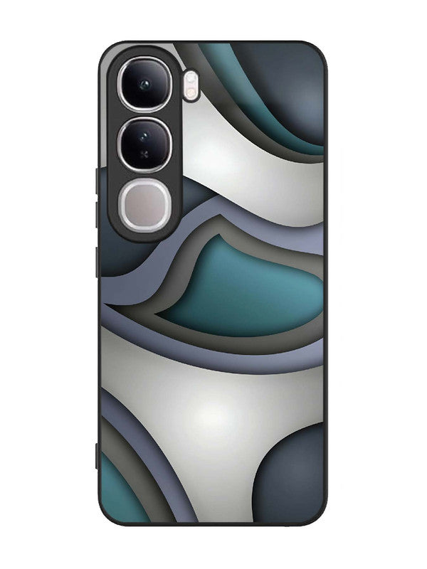 Vivo V40 Lite Slate Blue Gradient Wave