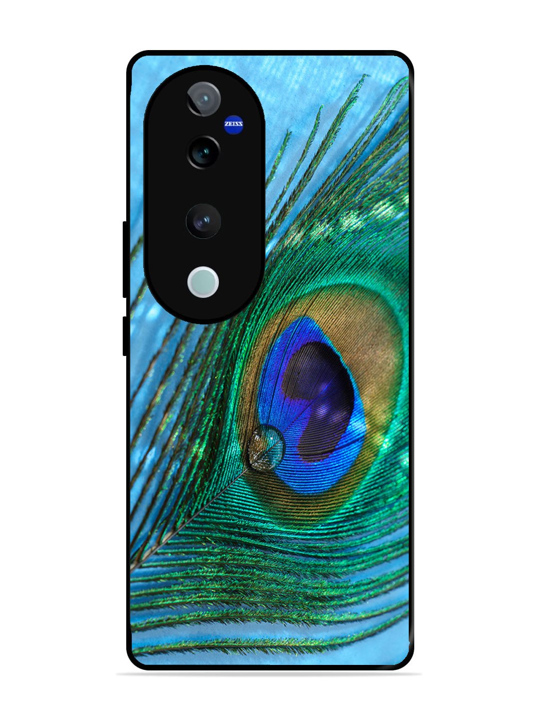 vivo T3 Ultra A drop on Peacock Feather