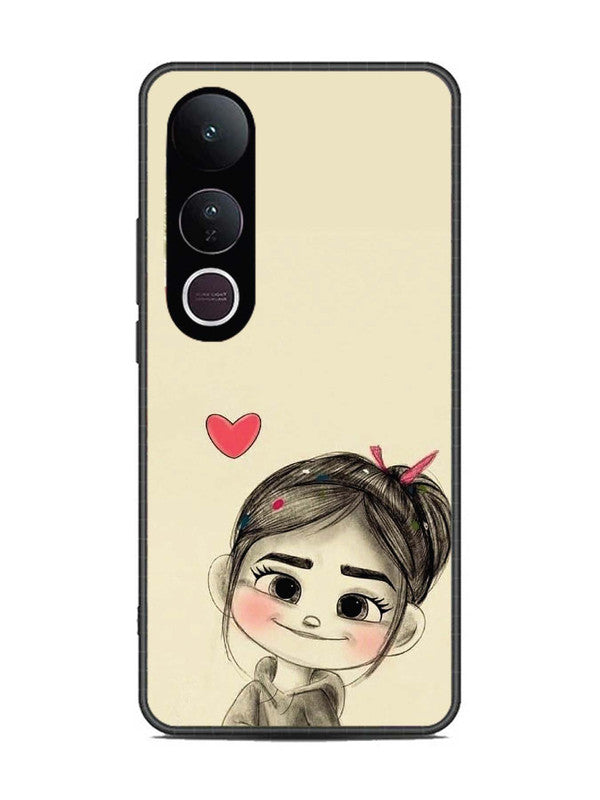 Vivo V50 Lite Cute Girl Looking at You