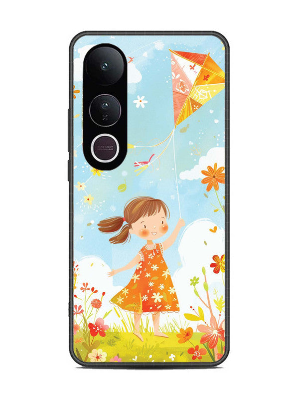 Vivo V50 Lite Little Girl Kite Flying