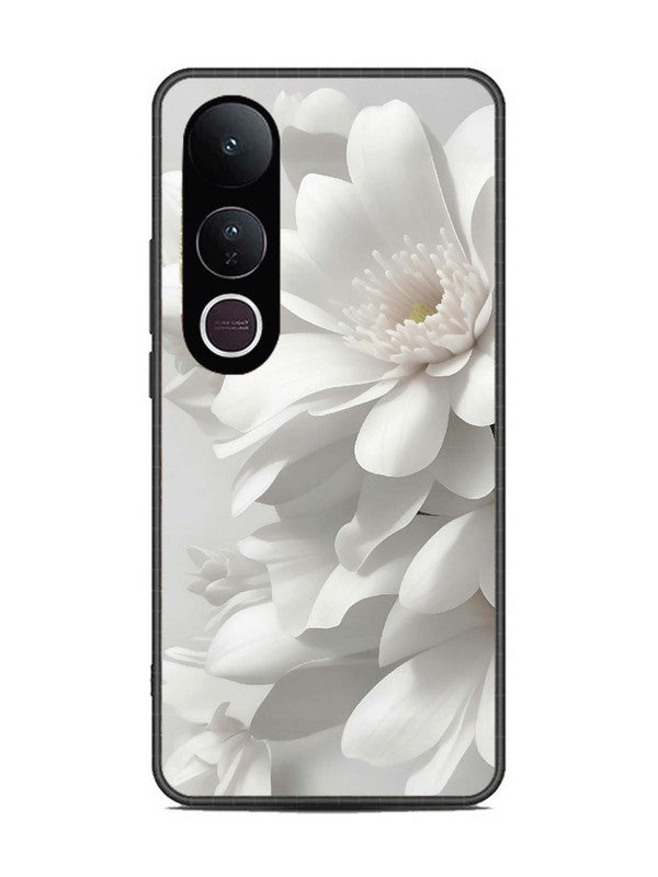 Vivo V50 Lite Soft Focus Purity white Flower