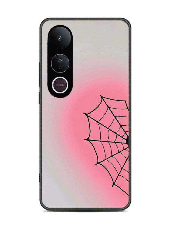 Vivo V50 Lite Spider Web Heart for Girl