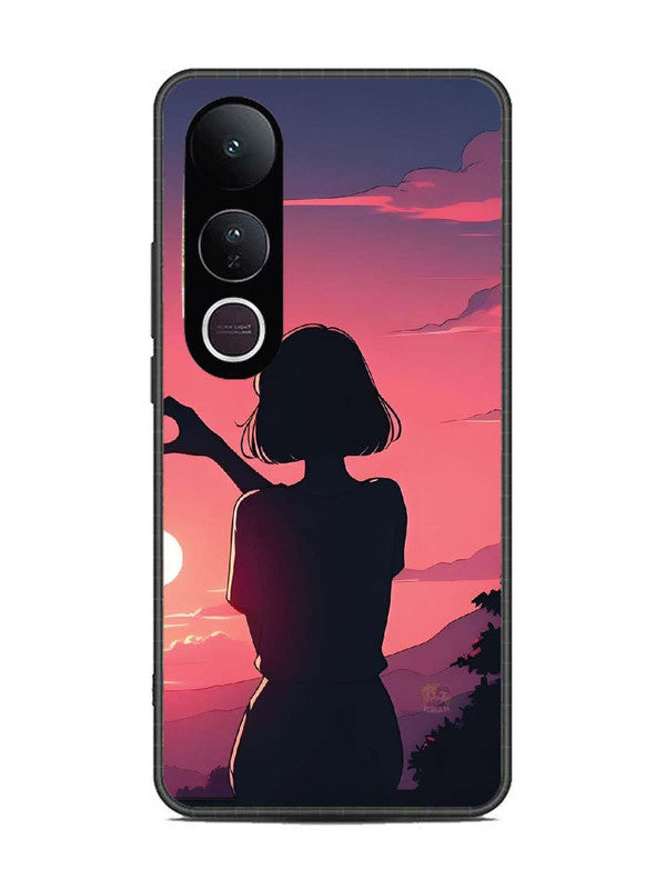 Vivo V50 Lite Love Heart with Hand Girl