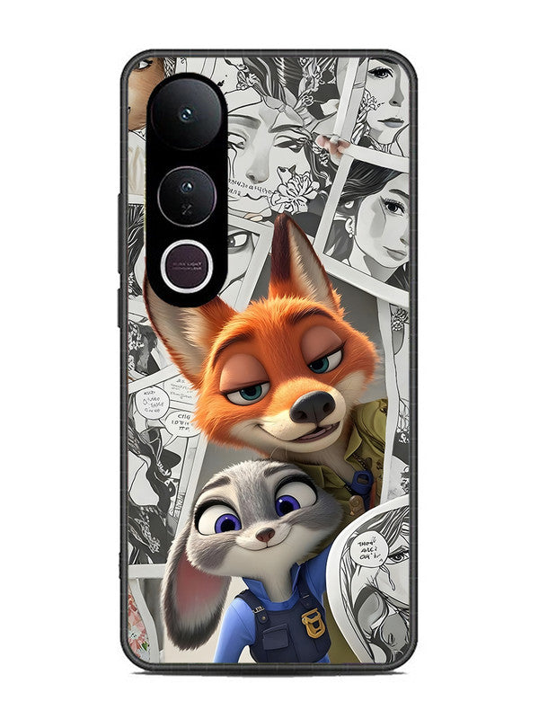 Vivo V50 Lite Cute Nick wilde and judy hopps