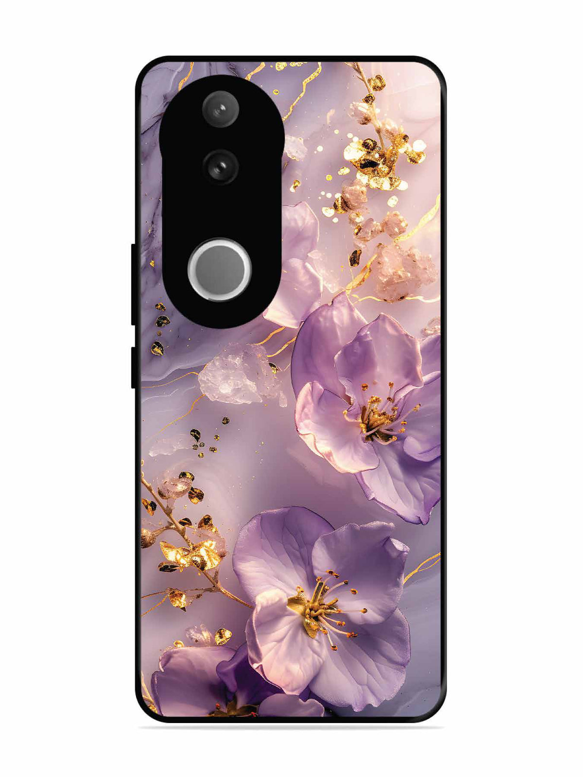 Vivo V50e Orchid with Golden Safron