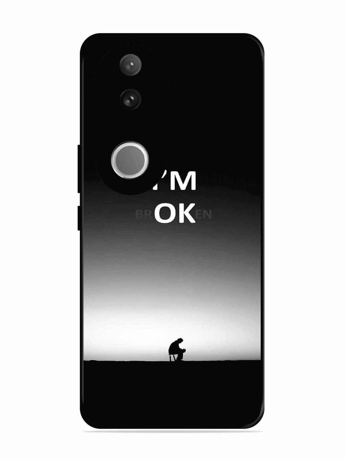 Vivo V50e I'm Broken A man on Chair Alone
