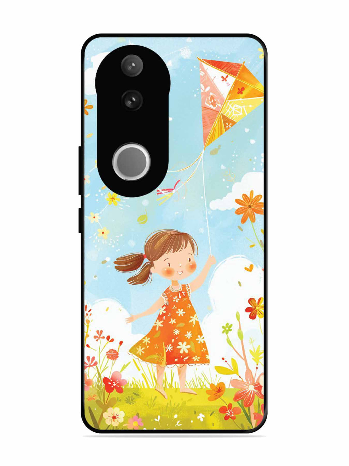 Vivo V50e Little Girl Kite Flying