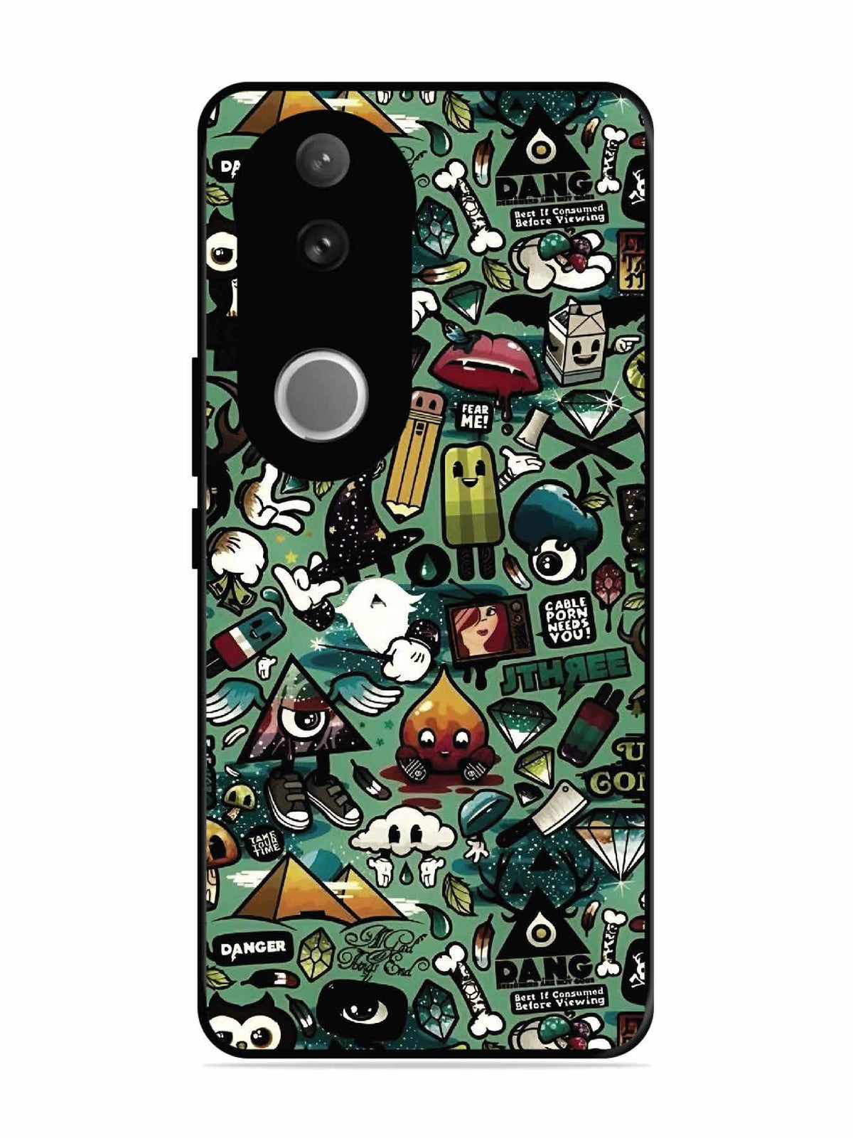 Vivo V50e Pop Art Doodle Graffiti Collage