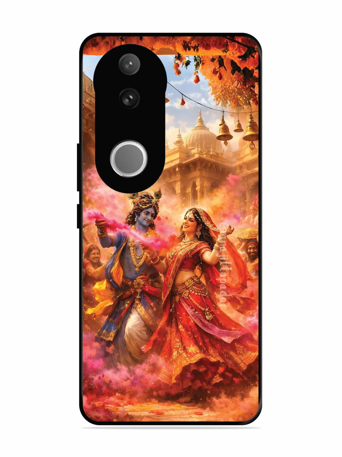 Vivo V50e Radha Krishna Playing Holi