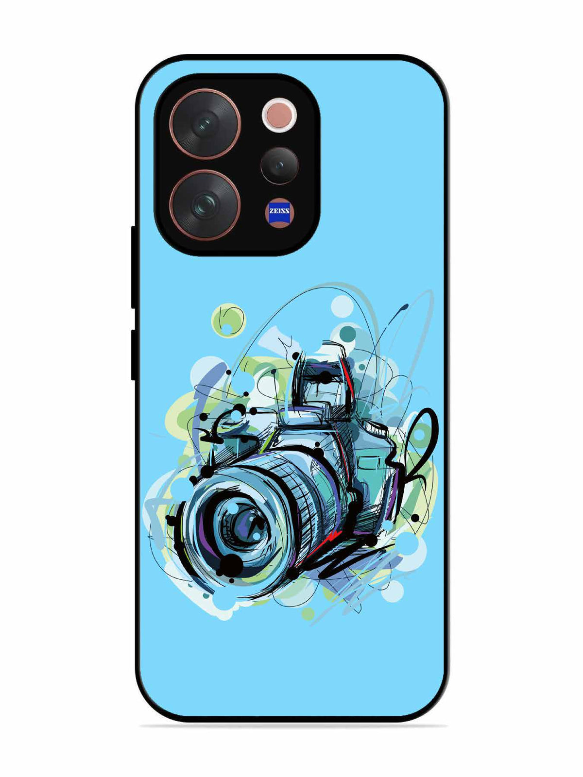 Vivo V70 5G Camera Blue Background