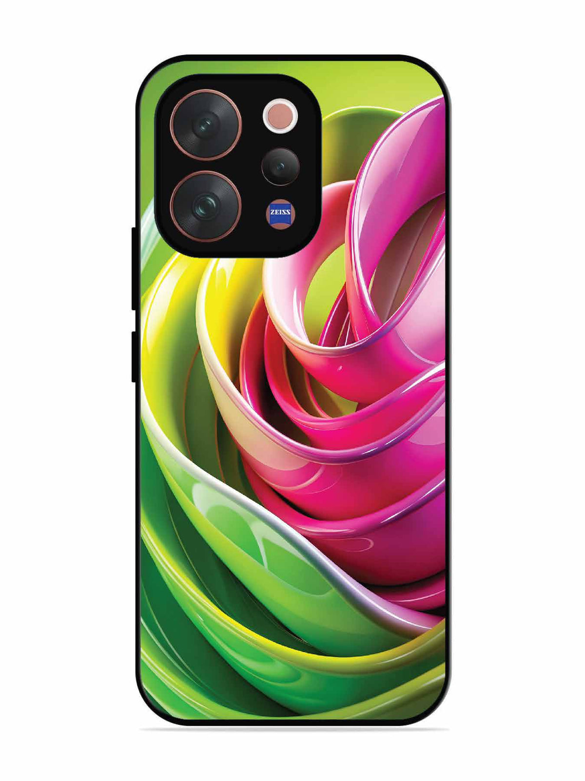 Vivo V70 5G Vibrant Swirl Glossy Ribbon Art