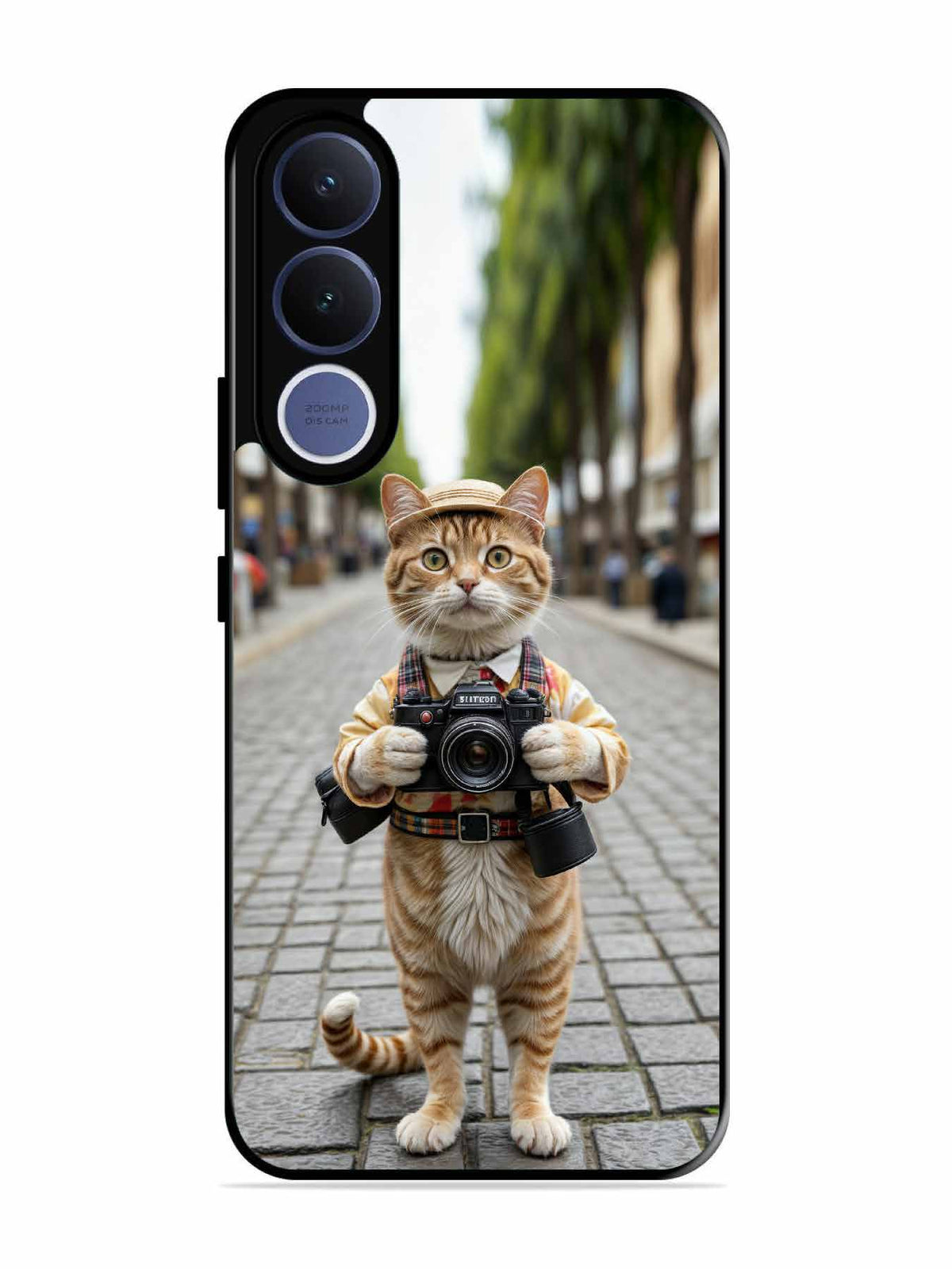 Vivo V70 fe Cat as Cameraman