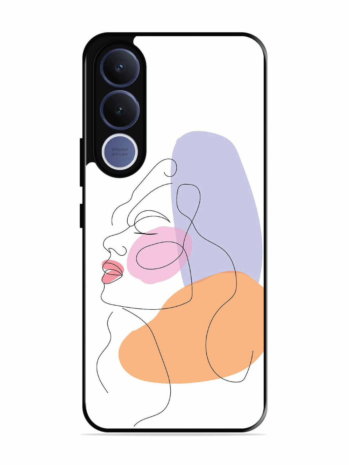 Vivo V70 fe Line Art Girl Face